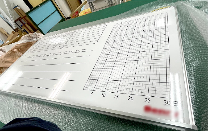 自由に特注ホワイトボード