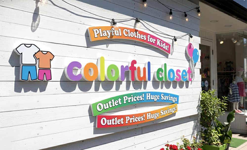 目立つ看板デザイン・カルプ文字01