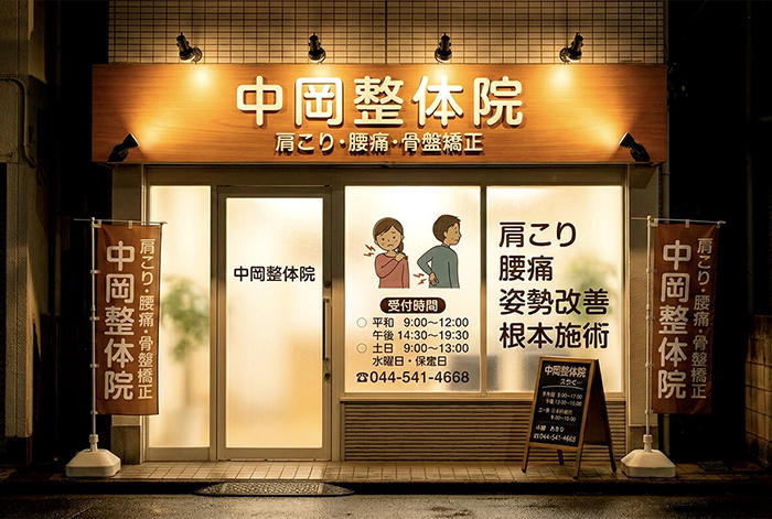 整体院の看板画像01