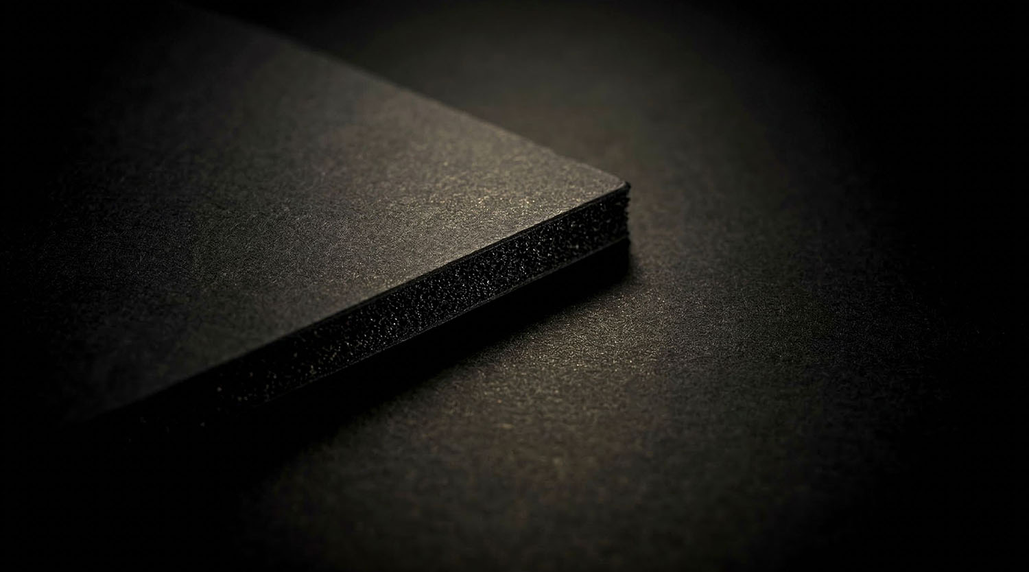 黒スチレンボード(ブラック)を使った展示パネルの高級感ある演出