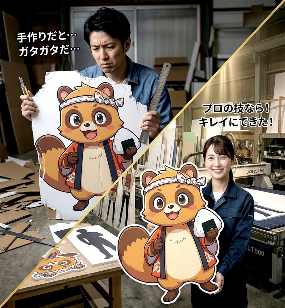 手作りvs看板業者依頼