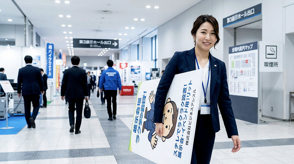 スチレンボードは超軽量で設置が簡単