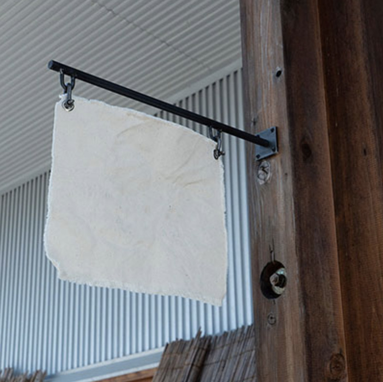 CANVAS SIGN 帆布無地付き 400×360mm 光らないタイプ