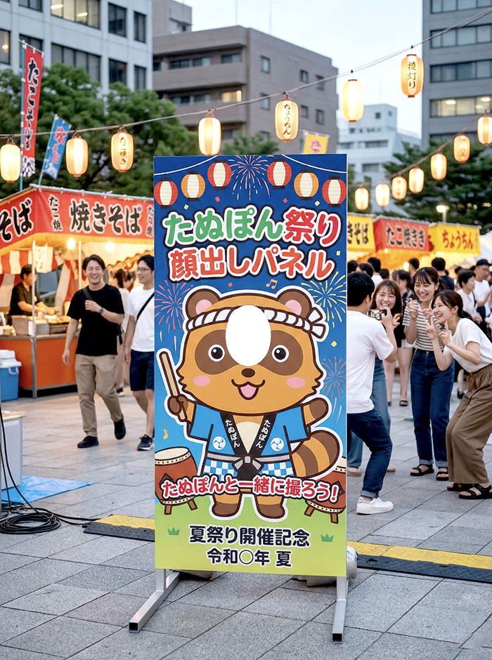 顔出しパネル・フォトブースの等身大パネル