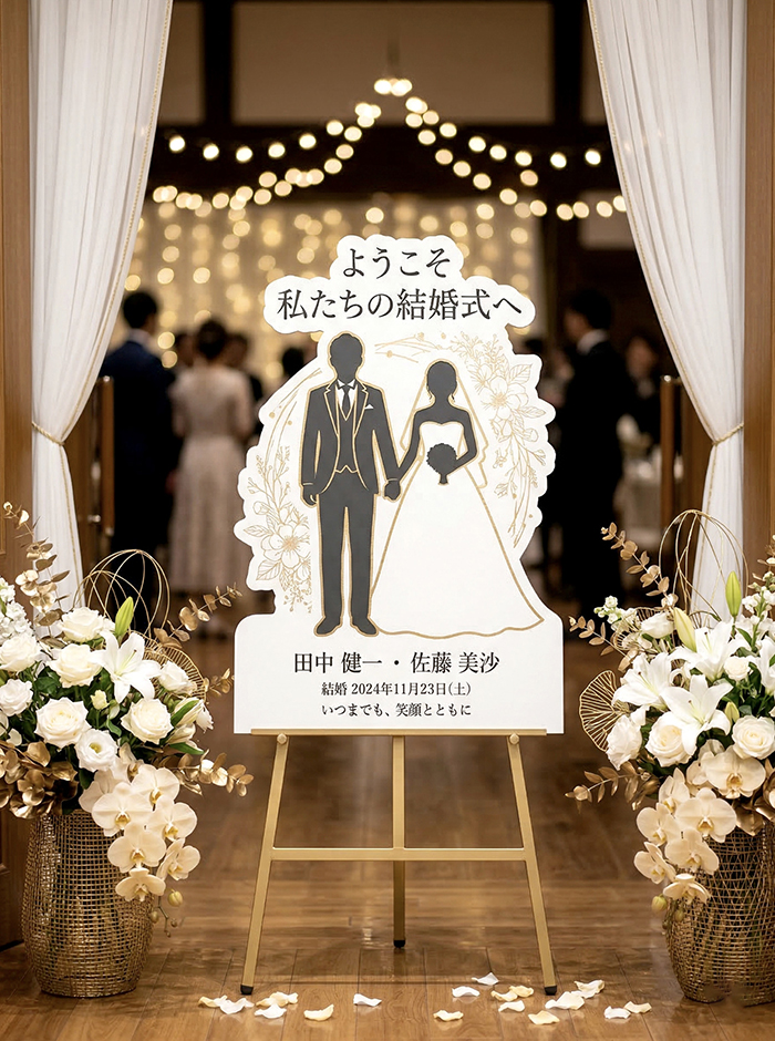 ウェディング・ブライダルでの等身大パネル