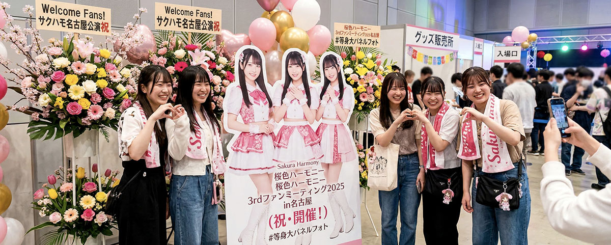 推し活・ファンイベントでの等身大パネル