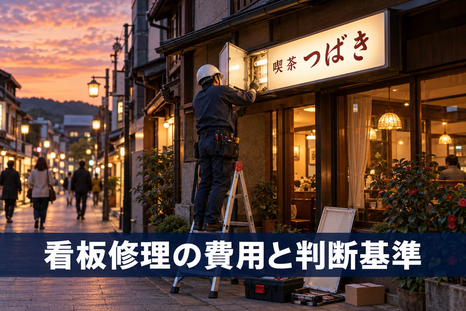 看板修理の費用と判断基準